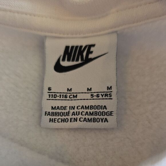 Nike Kids Sweatshirt in Pink and Cream - Picture 2 of 4